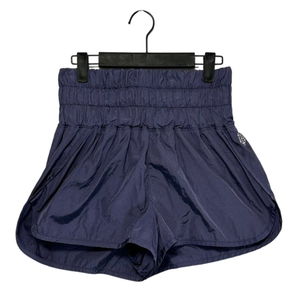 Free People FP Movement The Way Home Shorts Women's Sz M Purple High Rise